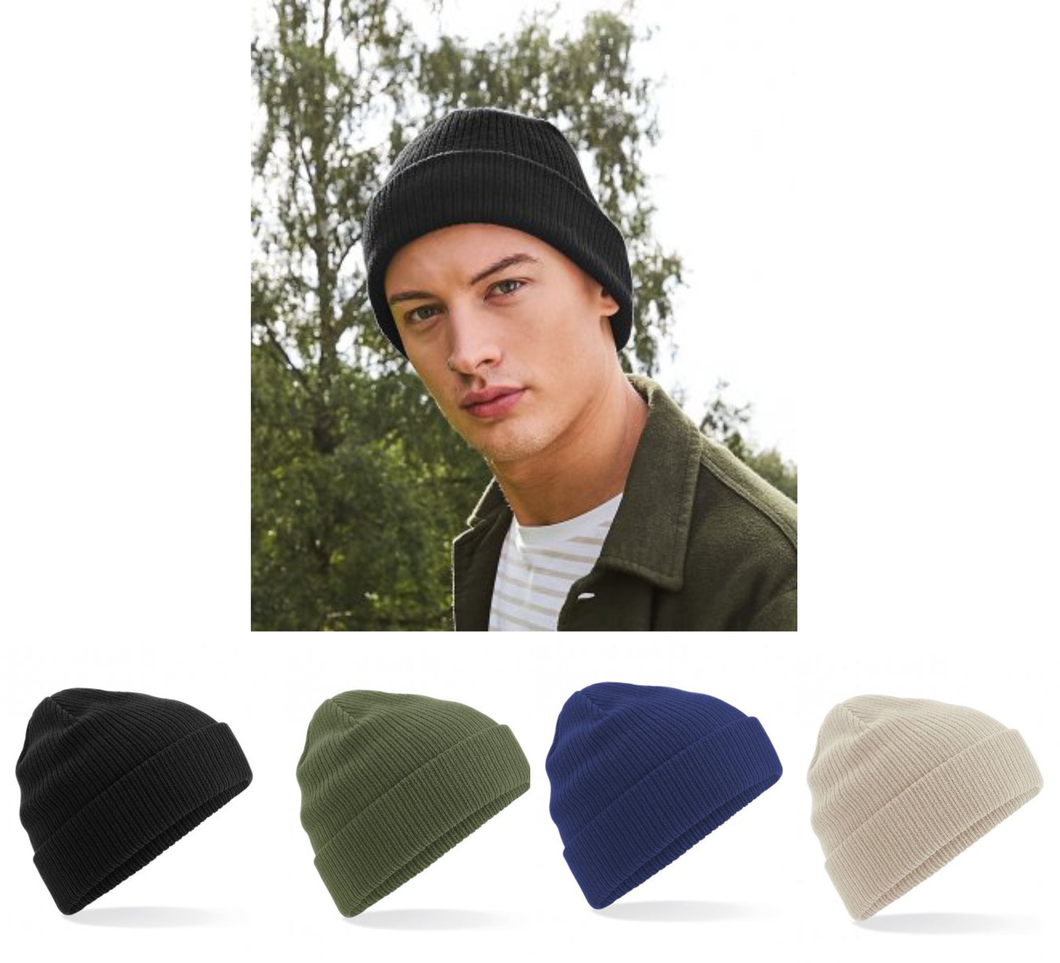 Beechfield BB50 Organic Cotton Beanie  Beechfield BB50 Organic Cotton Beanie